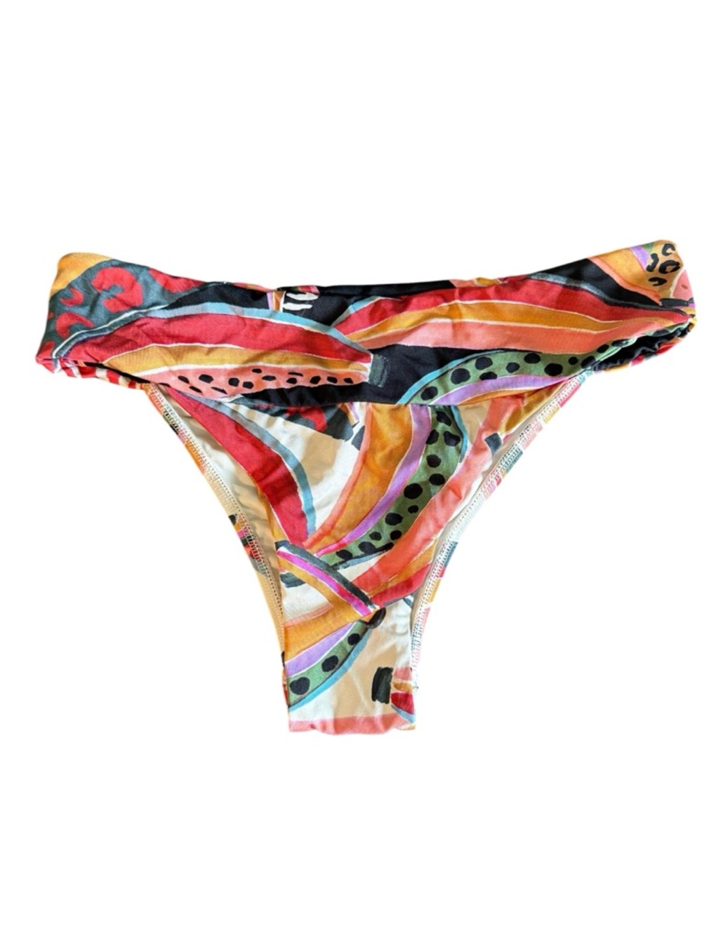 FARM Rio Farm Praia Abstract Print Bikini Bottom | Size S